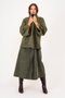 60940 Button-Detail Felt Coat - 2