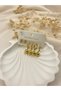 Gold Color Ball Detailed Earring Set – Stainless Steel, Elegant and Stylish Set of 4 - 2
