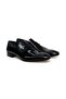 Dark Gray Genuine Leather Laceless Men's Shoes