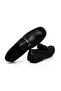 Black Color Laceless Genuine Leather Men's Shoes - 2