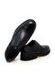 Black Color Lace-Up Genuine Leather Men's Shoes - 2