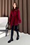 Fur Coat Burgundy 2505 - 5