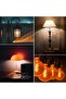 E27 6W Vintage Edison G125 LED Filament Bulb, Dimmable, 2200K Warm White, Amber Glass - 8