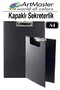 A4 Black Cover Secretarial 1 Piece Color Clip Metal Mechanism 80 Sheet Capacity Office Bureau