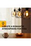 Vintage Edison LED Filament Light Bulbs 6W E27 2700K Amber Glass (6 Pack) - 3