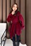 Fur Coat Burgundy 2505 - 2