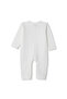 Hellobaby Unisex Newborn Romper Without Booties, Waffle Fabric, Crew Neck, Long Sleeve, Legless - 2