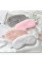 Shunhe 2Pcs Plush Eye Mask, Blackout Sleep Mask, Breathable, with Adjustable Strap Pink - 6
