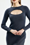 Low-Cut Combed Cotton Long Dress - 3