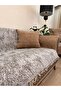 Sofa Cover Luxury Cotton Marble Pattern Non-Slip Reversible Fringed Decorative for Daily Use - 2