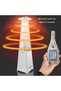 zMartEx Real Flame Outdoor Pyramid Patio Heater 13KW Propane Gas Standing Floor Heater for Outdoor - 6
