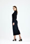 Half Fisherman Long Sleeve Combed Cotton Dress - 7