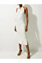 Medium dress, Ecru