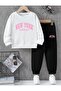 New York-Brooklyn Printed Tracksuit for Boys and Girls