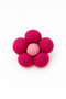 Handmade Felt Figure Brooch Buckle Crown Ornament – Cute Felt Accessory 12