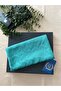 Mineleşarp Cotton Jacquard Never Slips Oil Blue Color - 4