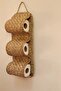 Natural Wicker Bohemian Toilet Paper Stand 3-Layer Organized Hanging Organizer