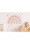 Pastel Colored Rainbow and Heart Pattern Wall Sticker |   Baby & Kids Room Decor - 2