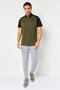 Men Sportswear Fit Short Sleeve Outdoor Polo Shirt, Olive - 2
