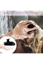 Scalp Massager Shampoo Brush - Soft Silicone Bristles (Black & Purple) - 3