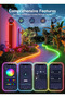 5M RGB Neon LED Strip Light Music Sync App & Remote Control Smart Flexible Rope for Home Decor - 6
