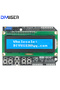 شاشة عرض LCD1602 من نوع DIYUSER 1602 LCD مع لوحة مفاتيح، وحدة عرض LCD 1602، شاشة زرقاء