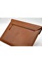 Handcrafted Genuine Leather Laptop Pouch Sleeve - Velvet Lined & Charger Pocket - 5