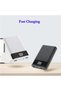 black DIY Power Bank Case Charge Storage Box 4pcs 18650 Battery 5V Dual USB Type C Android Micro USB