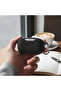 حقيبة سيليكون سوداء غير لامعة مع مرفق حزام لـ JBL Wave Buds 2