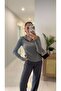 Lucca Light Gray Buttoned Knitwear - 2