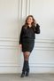 Scuba Dress with Shirt Detail