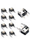 10 قطع من أزرار RB LB Bumper Switch اللمسية البديلة لجهاز Xbox Series X/S Xbox One S/X Elite Control