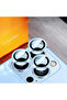 Silver 14Promax or 14Pro 1Pc Lens Film For Iphone 16 Lens Glass Film IPhone 15 Pro Max Camera Protec - 5