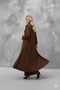 Women's Twill Thin Knitwear Cardigan Dress Double Set - 7