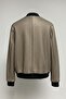 Zippered Metallic Textured Oversized Jacket - 5