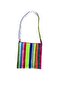 Hand Knitted Color Gradient Saddle Bag - 2