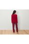 Women's Pajamas, Flannel, Red - 3