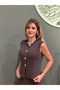 Gold Buttoned Knitwear Vest - 3