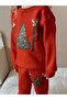 Unisex Children's New Year Concept Printed Top and Bottom Set - 2