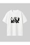 Acdc Printed Rock 100% Cotton Unisex Oversized T-Shirt Tee Shirt