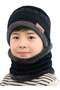 Kids 2-Piece Winter Hat & Scarf Set, Ages 3–13, Knit Beanie with Plush Lining