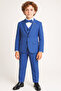 Boys' Suit Set with Jacket, Bow Tie and Badge, 4 Pieces Ak2840