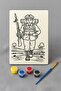 Children's Wooden Paintable Desktop Model Board with Legs Model 001
