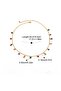 18K Gold Plated Multi-Color Crystal Zircon Pendant Necklace