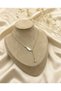 Gold Color Pearl Detailed Minimal Y Necklace – Elegant, Stylish, and Modern Design Necklace