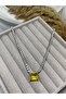✨   Luxurious and Eye-Catching: Yellow Sapphire Solitaire Necklace ✨ - 4