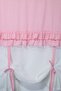 Country Style Pot Curtain Double Ruffled - Compatible with Curtain Rod and Rustic - 5