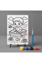Children's Wooden Paintable Desktop Model Board with Legs Model 008