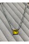 ✨   Luxurious and Eye-Catching: Yellow Sapphire Solitaire Necklace ✨ - 2