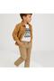 boys' oxford shirt t-shirt trousers set / shirt - t-shirt trousers 3-piece set - 4